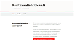 Desktop Screenshot of kuntavaaliehdokas.fi