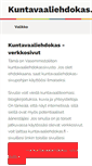 Mobile Screenshot of kuntavaaliehdokas.fi
